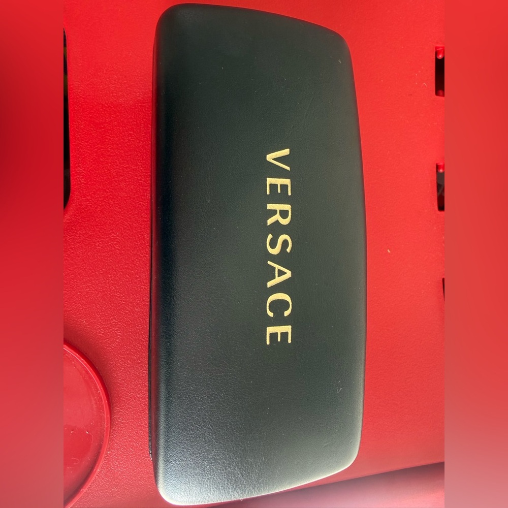 Versace Black Sunglasses/ Carrying Case - Premium Protection